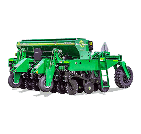 The Great Plains 3P806NT and 3P1006NT are No-Till Drills and are 2-Point Mounted with lift assist wheels to ensure safe operation and transport.